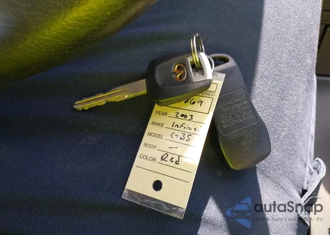 2003 Infiniti G35 Luxury Leather z USA, uszkodzony, nr VIN JNKCV51EX3M020127